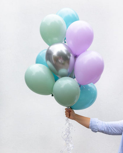 Latex Balloon Bunch - Mermaid Mixed Colour Balloons - Pretty Little Party Shop