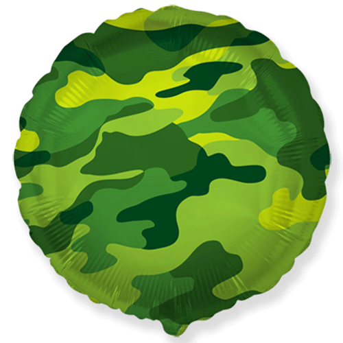 Camouflage Army Balloon | Army Party Supplies UK Flexmetal