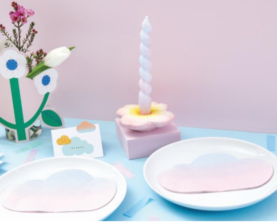 Ombre Cloud Shaped Party Napkins