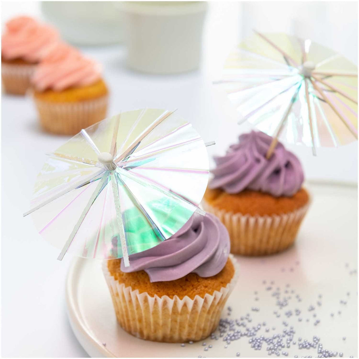 Iridescent Cocktail Umbrellas | Cocktail Party Supplies Rico Design