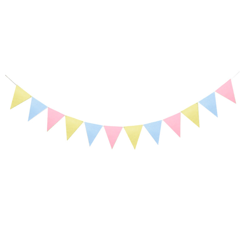 Pastel Felt Bunting Banner – Reusable Garland (UK)
