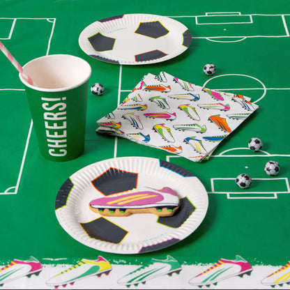 Eco Football Party Plates | Talking Tables UK