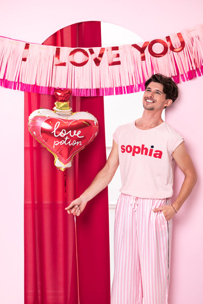The Best Valentines Party Banner great for window displays and events