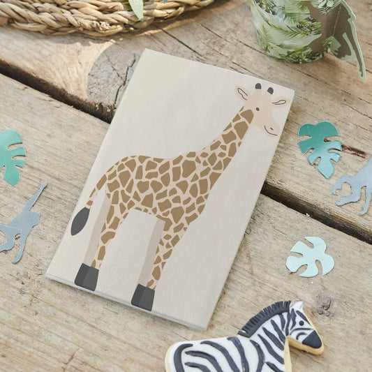 Giraffe Party Napkins | Animal Party Supplies | Ginger Ray UK Ginger Ray