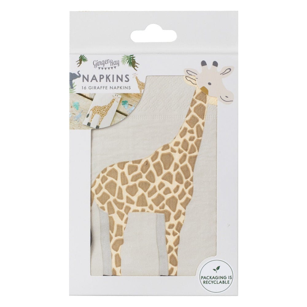 Giraffe Party Napkins | Animal Party Supplies | Ginger Ray UK Ginger Ray