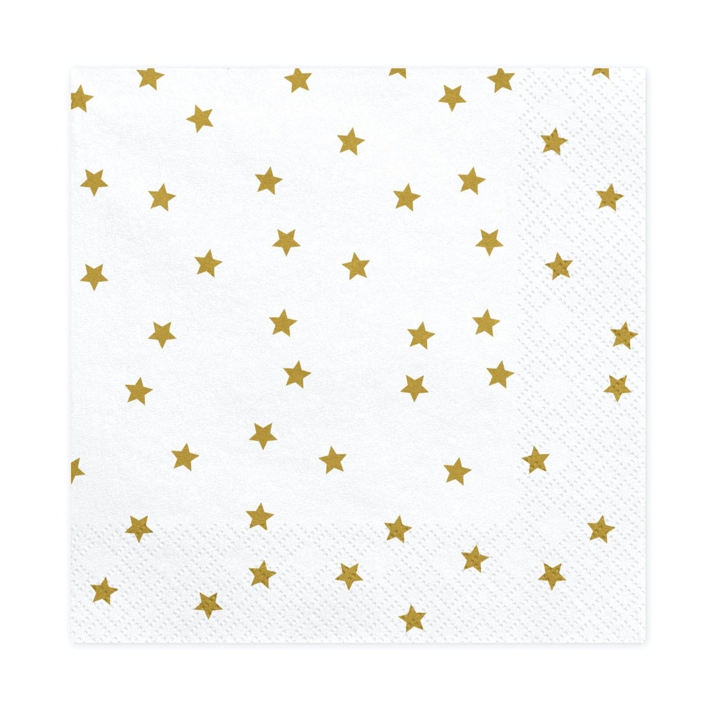 Gold Star Party Napkins | Stylish Disposable Tableware UK Party Deco