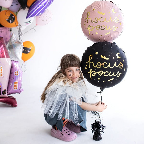 Pink Halloween Party Balloon Hocus Pocus