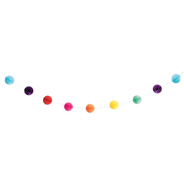 We love these bright modern honeycomb ball garlands, they make perfect decorations for all sorts of events and parties.