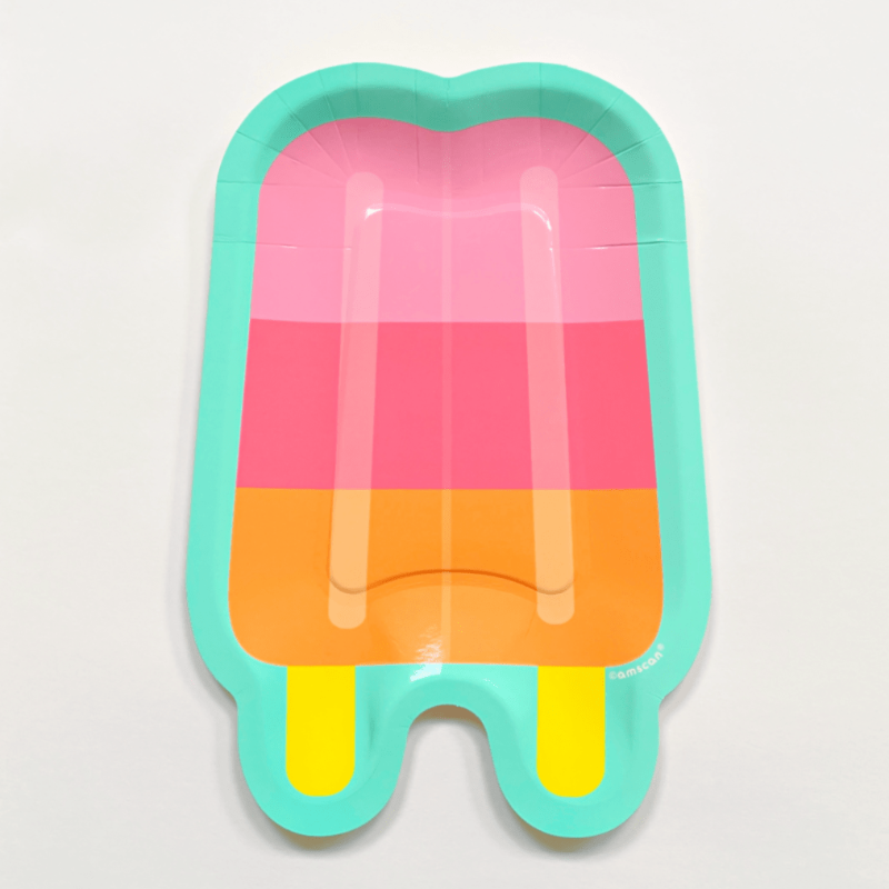 Ice Lolly Popsicle Party Plates | Ice Cream Plate Set Amscan