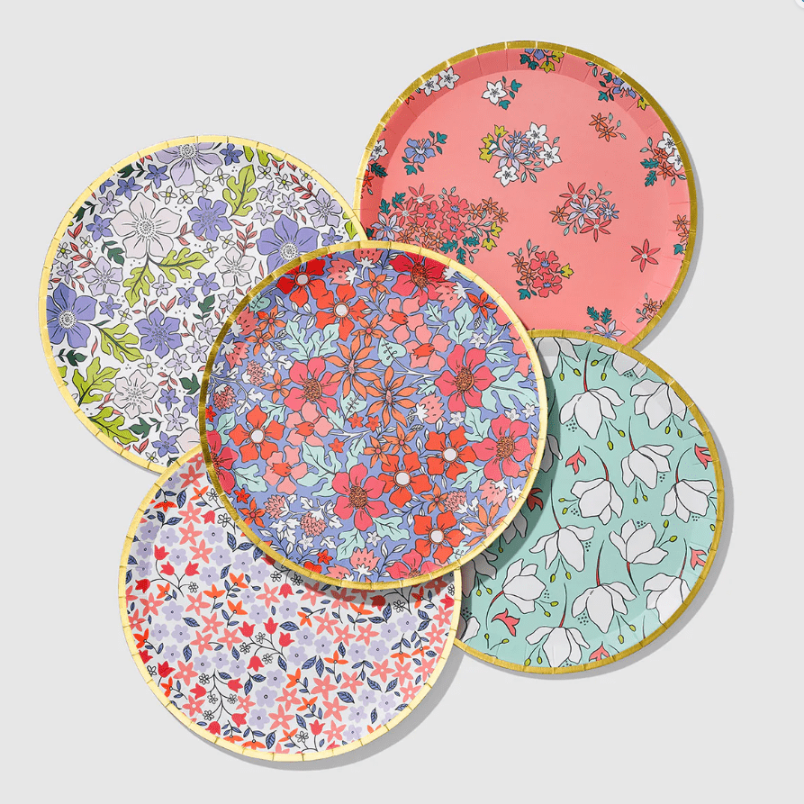 In Full Bloom Paper Cups | Floral Cups for Tablescapes | Coterie
