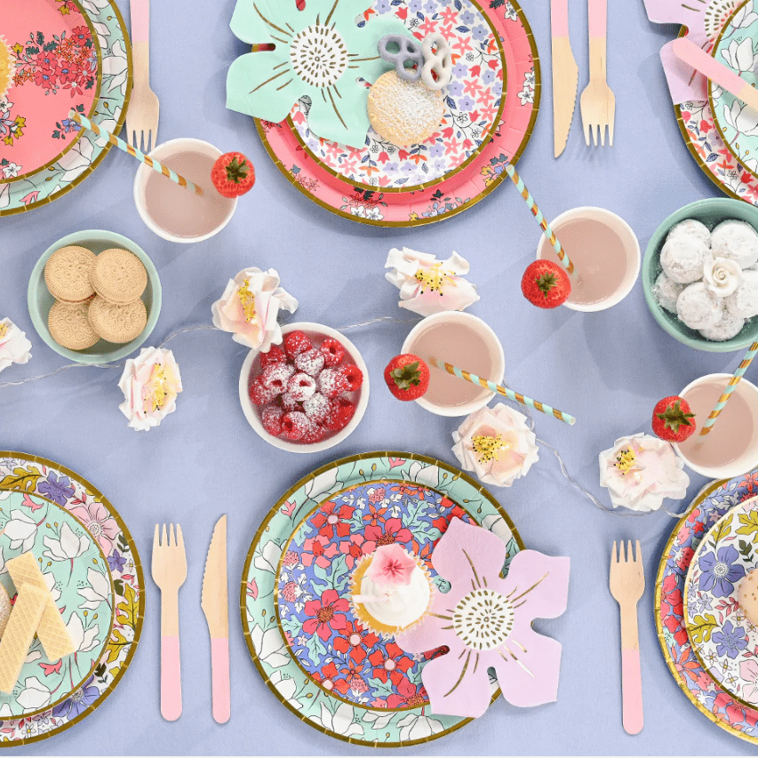 In Full Bloom Dinner Plates | Floral Plates for Tablescapes | Coterie