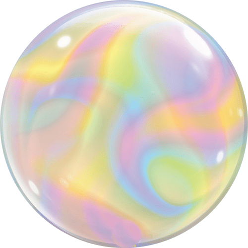 Iridescent Bubble Balloon | Qualatex Bubble Balloons UK Qualatex