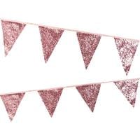 Gold Glitter Fabric Bunting | Luxury Party Decorations Talking Tables
