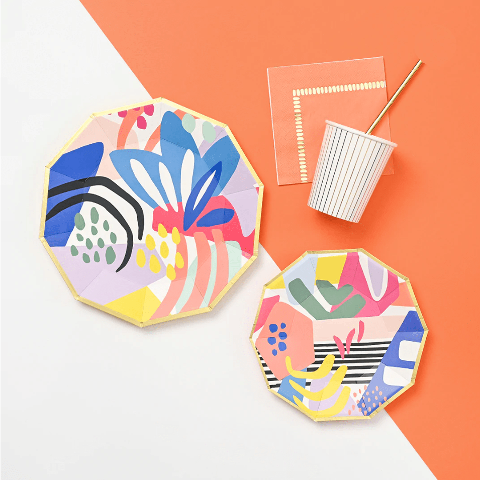 Matisse Side Plates | Beautiful Paper Plates for Tablescapes | Coterie