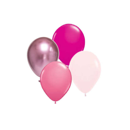 Pink Mini Balloon Mixed Pack