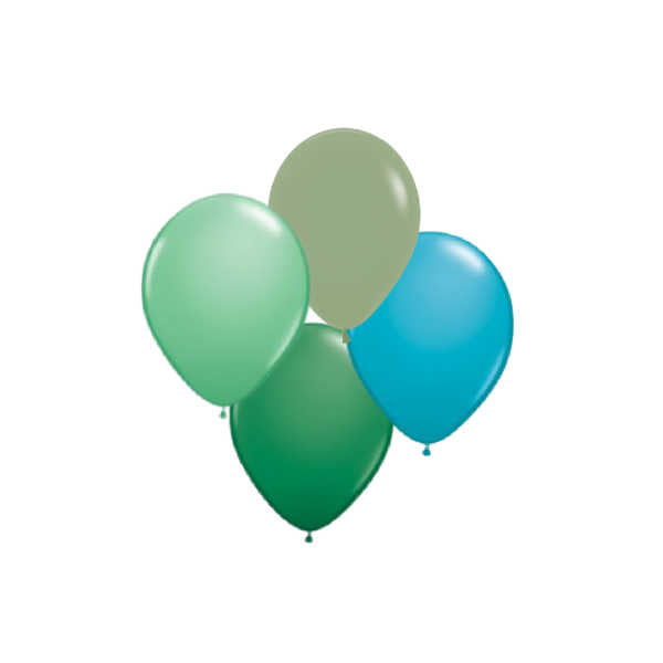 Dinosaur Mix of Latex Balloons for Parties