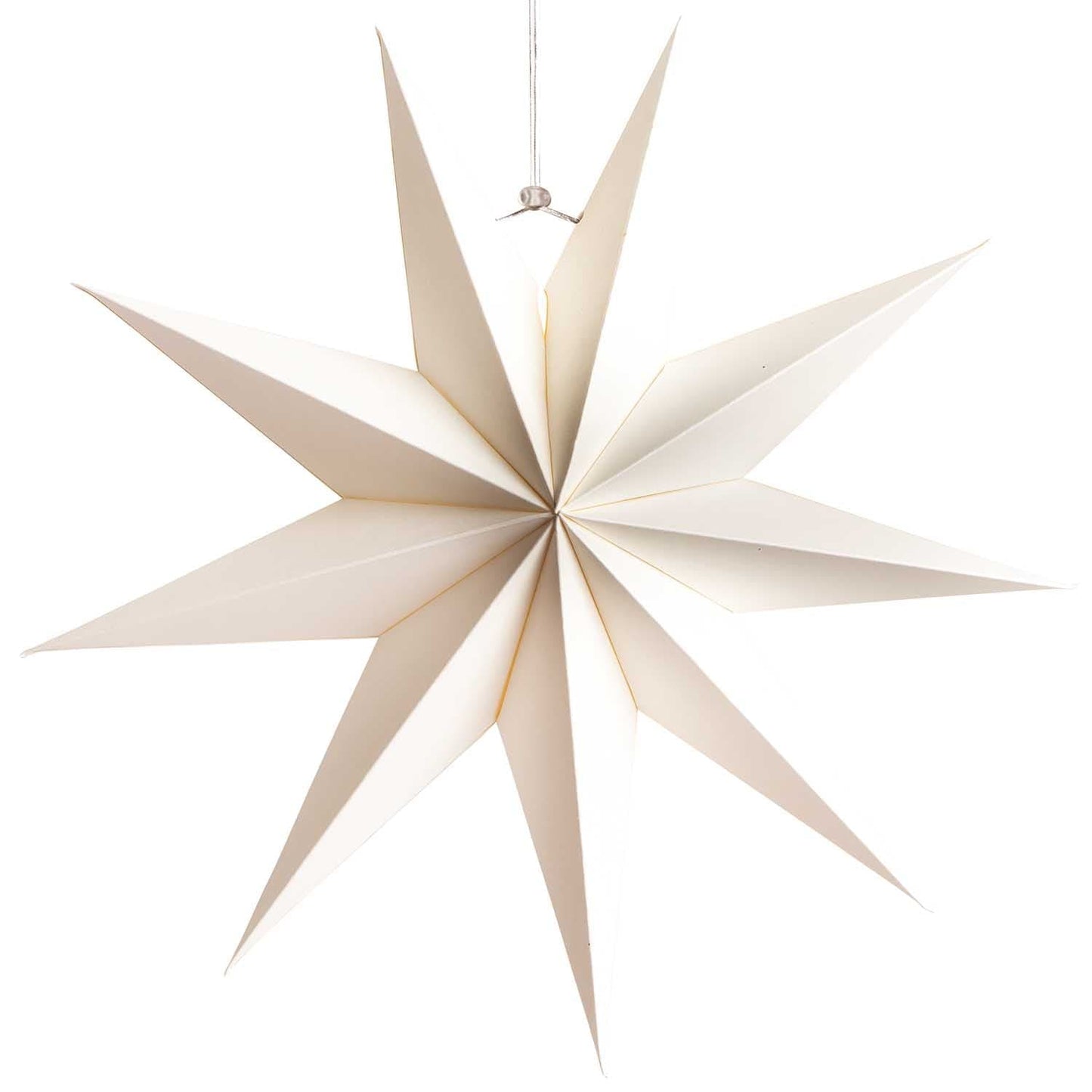 Scandinavian Hanging Star Decoration White |  Christmas Decorations UK Rico Design