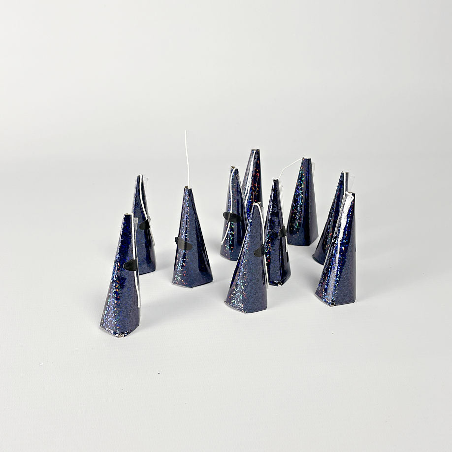 Black Holograph Party Poppers UK