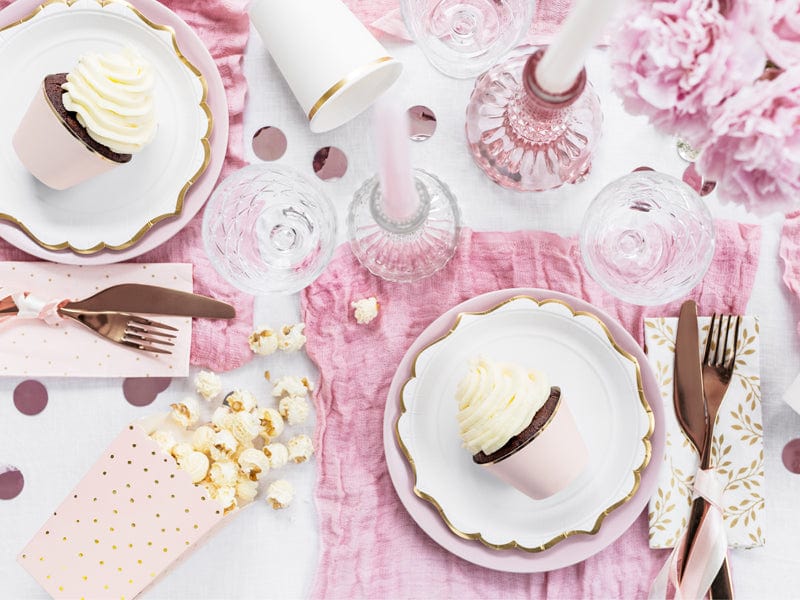 Pale Pink Treat Boxes | Popcorn Boxes | Movie Party Supplies Party Deco
