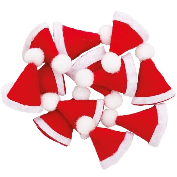 Tiny Santa Hats | Christmas Embellishments | Table Scatter Rico Design