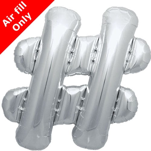 Large Balloon Letters | Silver Balloon Letters | Online Helium Balloon Northstar
