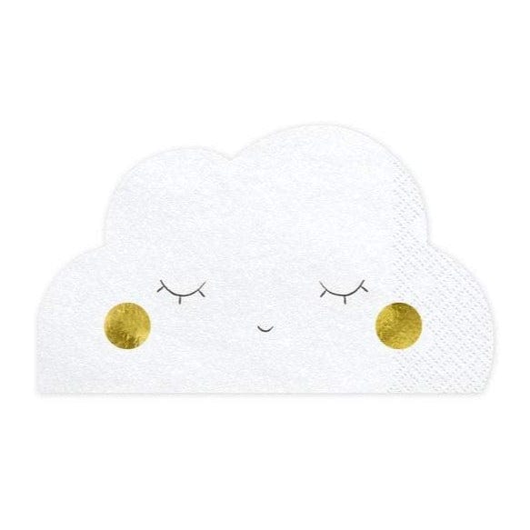 Cloud Party Napkins | Modern Baby Shower Party Deco