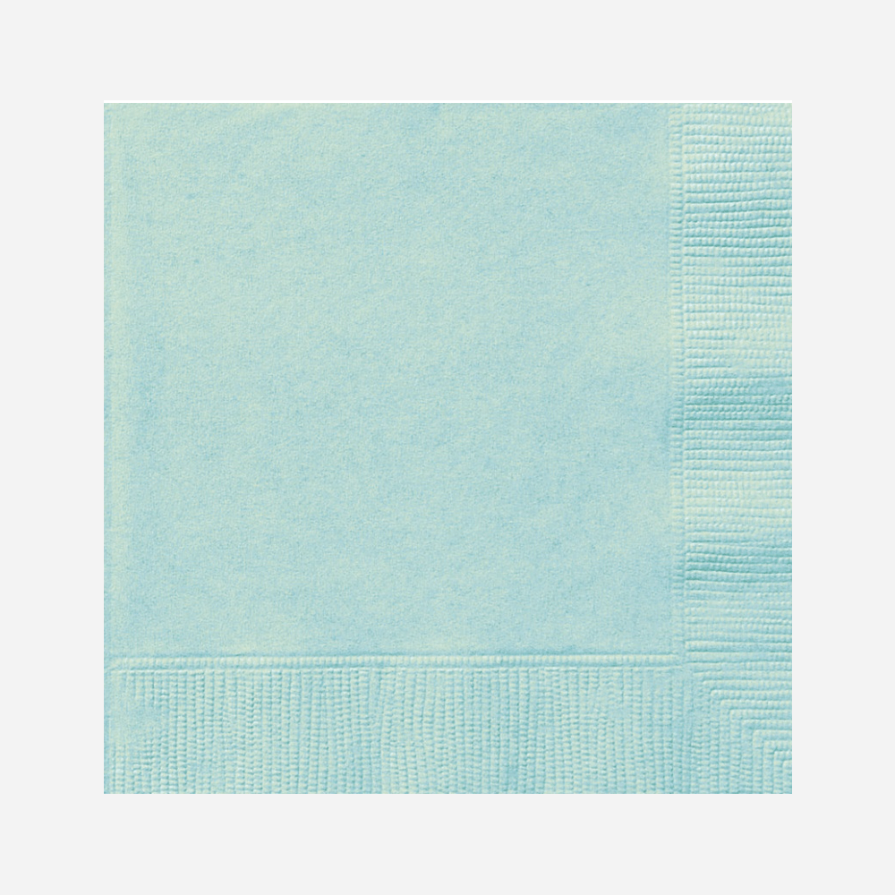 Mint Napkins | Plain Paper Serviettes | Party Napkins Online Unique