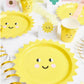 Sun Shaped Party Plates | Happy Sun Paper Plates UK