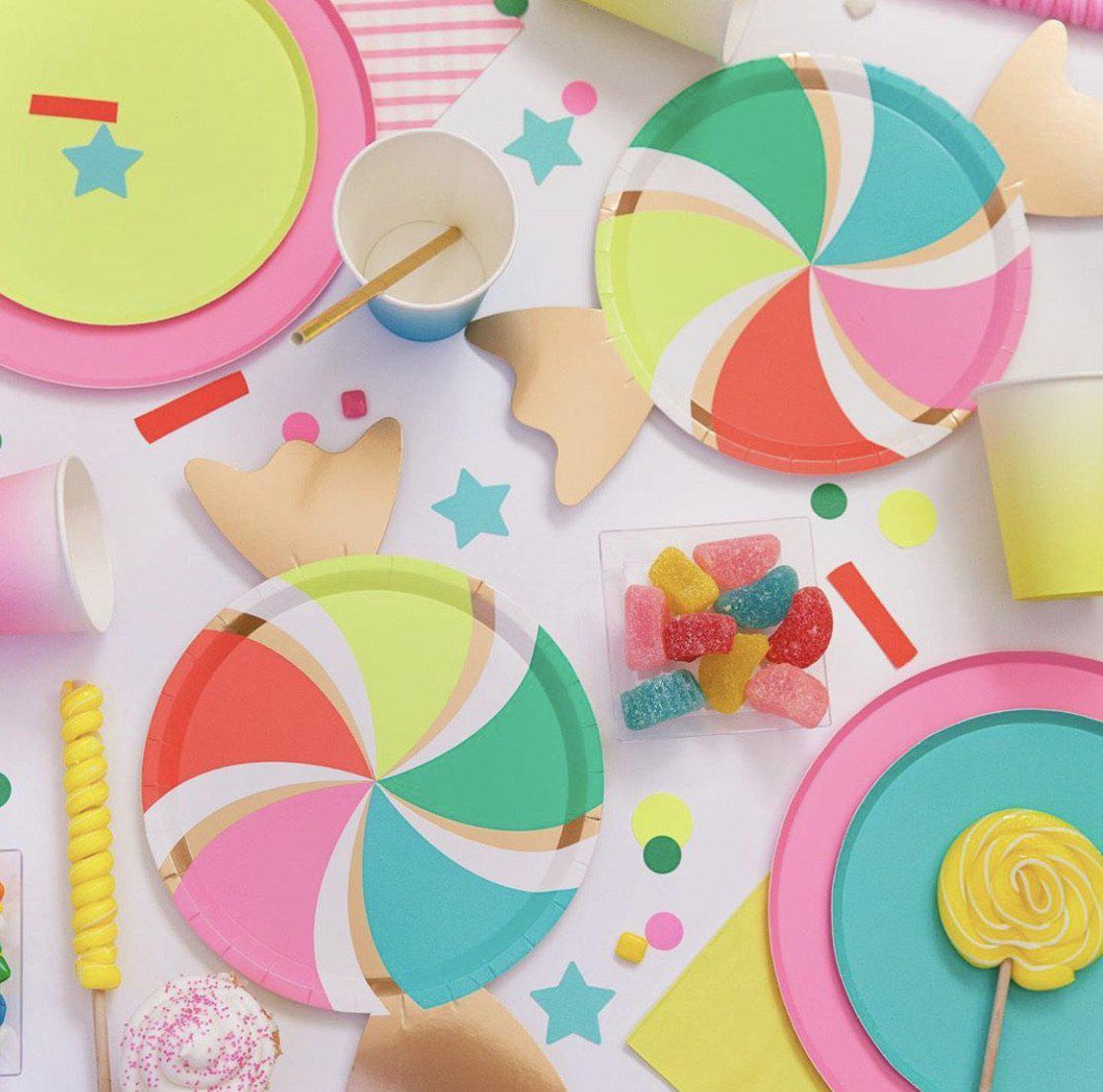 Bon Bon Plates | Candy Party Plate Set Oh Happy Day UK Oh Happy Day