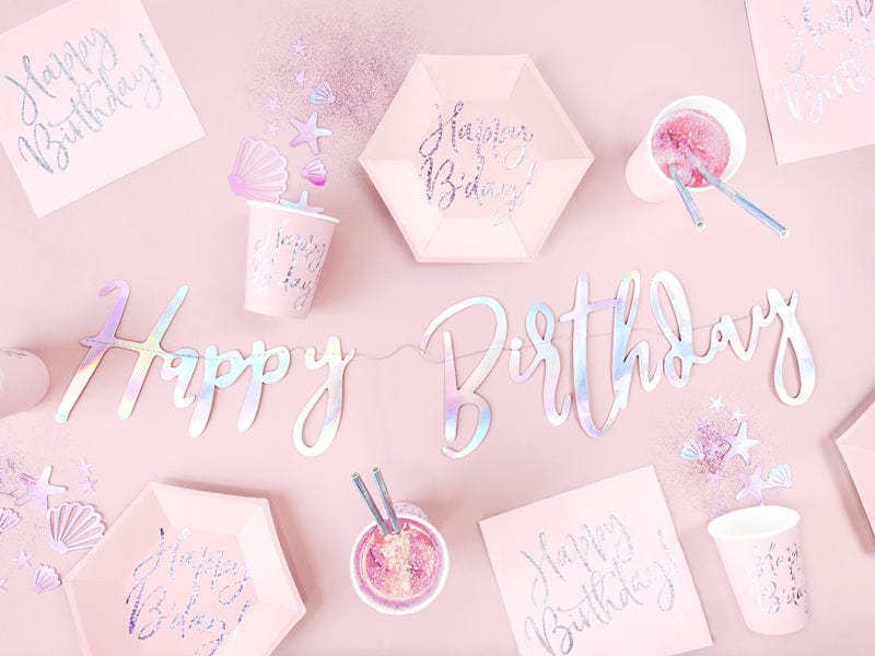 Pink Paper Plates | Birthday Party Supplies | Modern Party Shop UK Party Deco