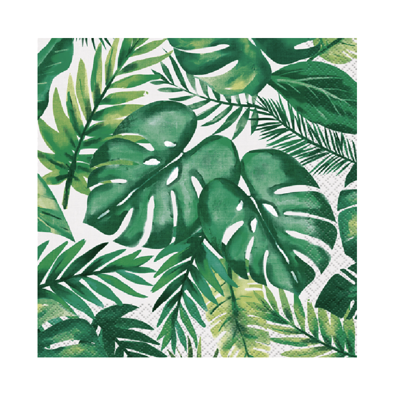 Jungle Palm Leaf Napkins by Talking Tables Unique