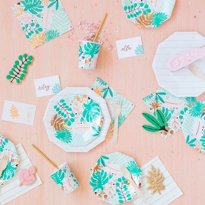 Tropicale Party Cups | Tropical Party Decorations & Tableware Daydream Society