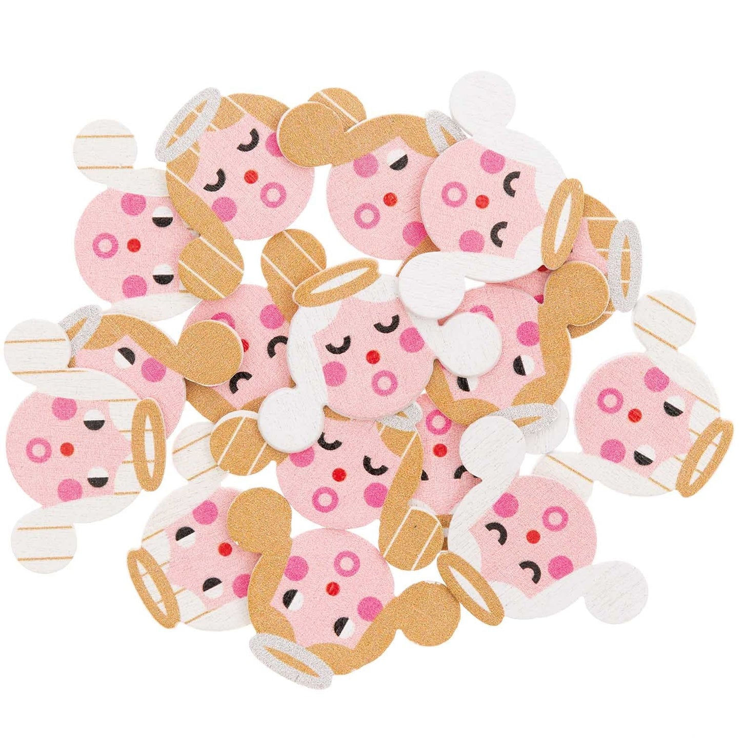Christmas Angels Wooden Confetti | Eco Confetti | Table Scatter Rico Design
