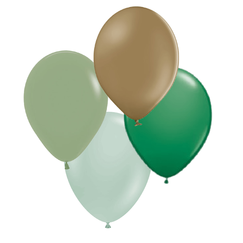 Woodland Party Balloon Mix | Latex Balloons | Balloons UK BELBAL