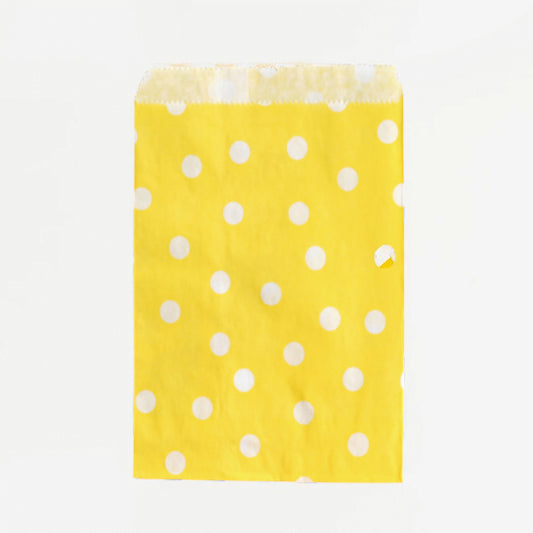 Yellow Spotty Treat Bags