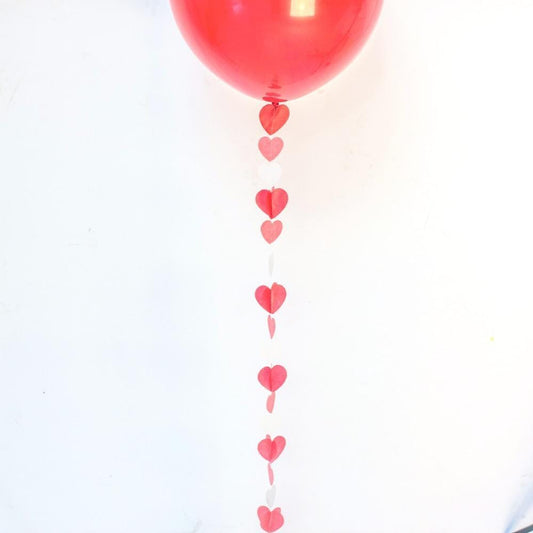 Balloon Tail | Red Heart Balloon Tail | Pretty Little Party Shop Anagram