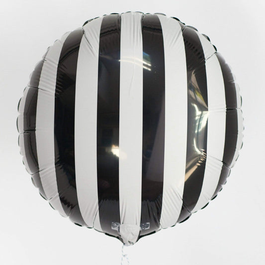 Black Stripe Foil Balloon | Best Balloons UK plps