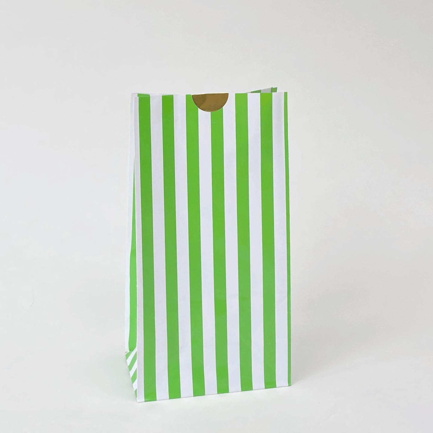 Green Striped Party Bags | Candy striped Paper Bags | Party Bags UK playwrite