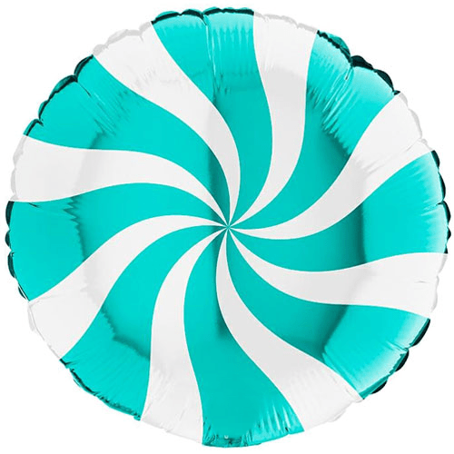 Candy Swirl Balloon | Christmas Balloon Tiffany | Online Balloonery Qualatex