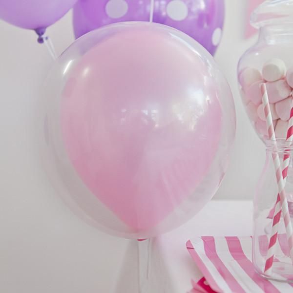 Clear Balloons | Diamond Clear transparent Balloons UK Qualatex