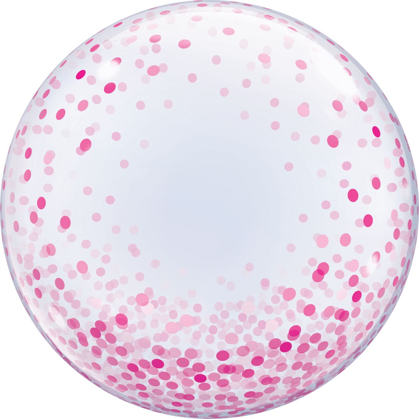 Confetti Bubble Balloon | Qualatex Bubble Balloons UK Qualatex
