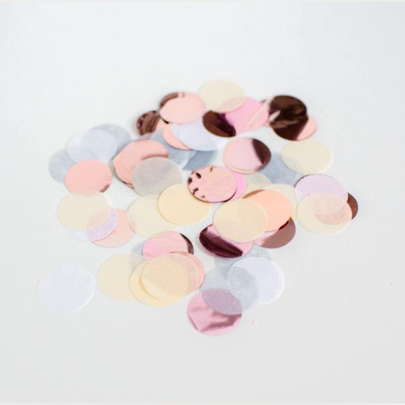 Confetti | Rose Gold and Blush | Paper Confetti UK Pretty Little Party Shop