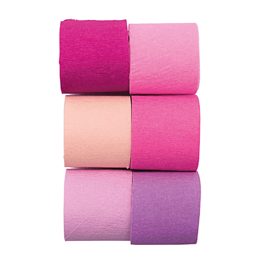 Pink Crepe Paper Streamer Set | The Best Party Decoration Rico Design
