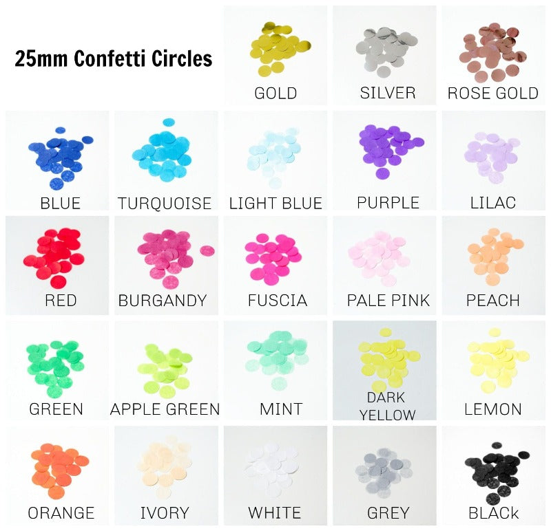 Bespoke confetti Mix | Custom Made Confetti | Wedding Confetti Pretty Little Party Shop