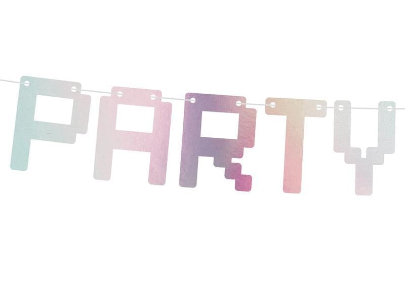 Dance Party Banner | Iridecent Disco Party Decorations Party Deco