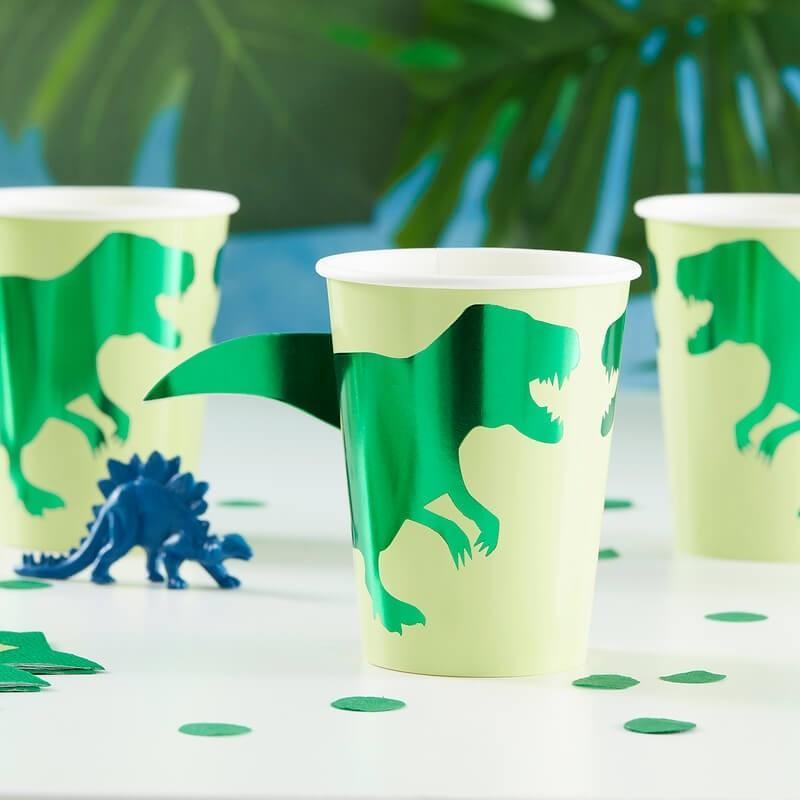 Dinosaur Party Cups | Dinosaur Party Supplies & Decoration | GingerRay Ginger Ray