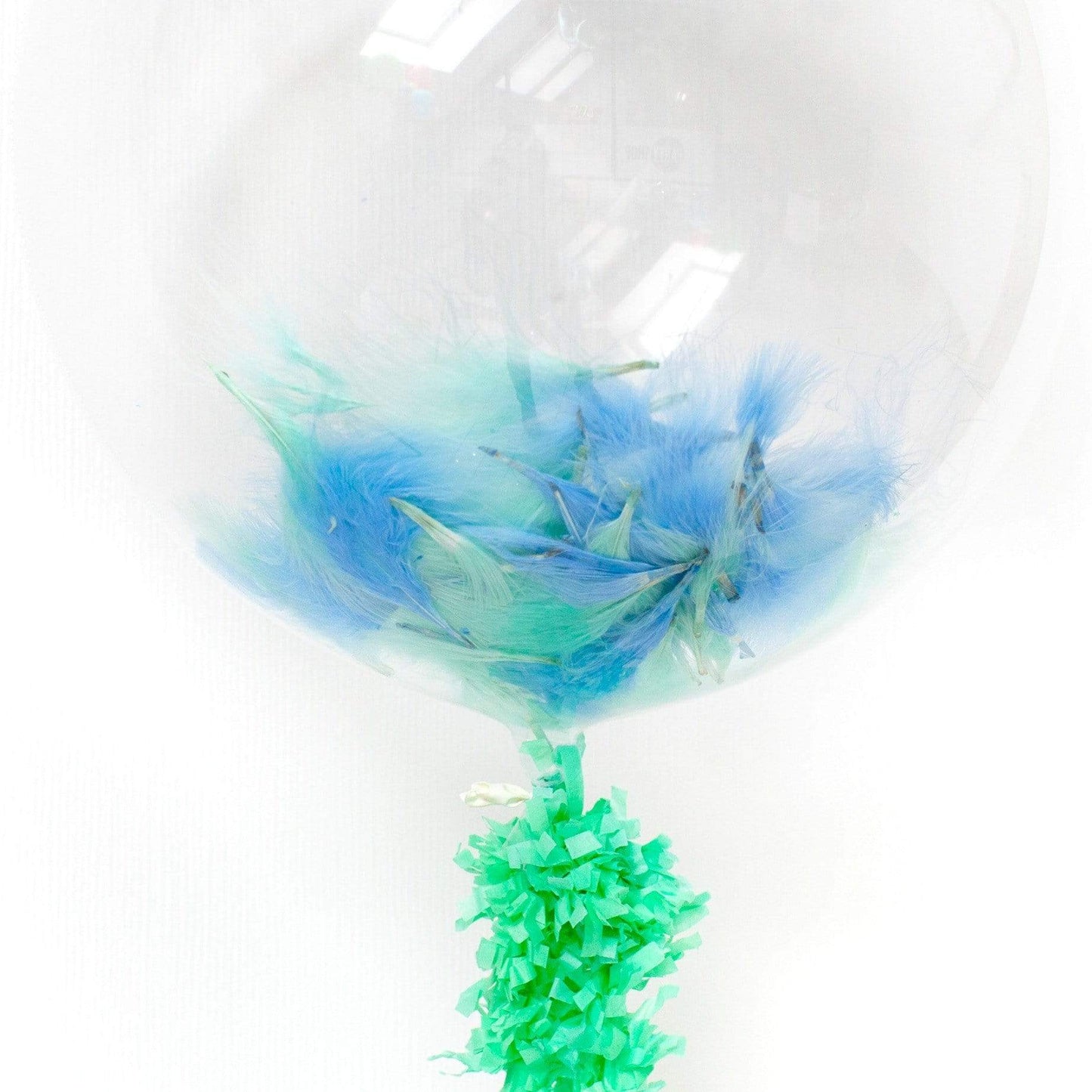 Feathers Mint | Feathers for balloons | Craft Supplies Santex