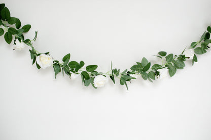Flower Garland White | Artificial Flowers & Foliage for Parties Ginger Ray