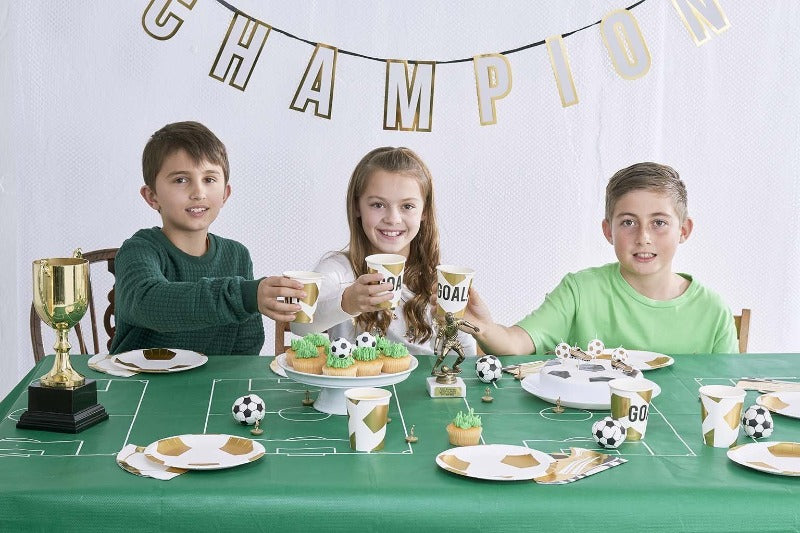 Football Pitch Tablecover Tablecloth | Football Party Supplies UK Talking Tables
