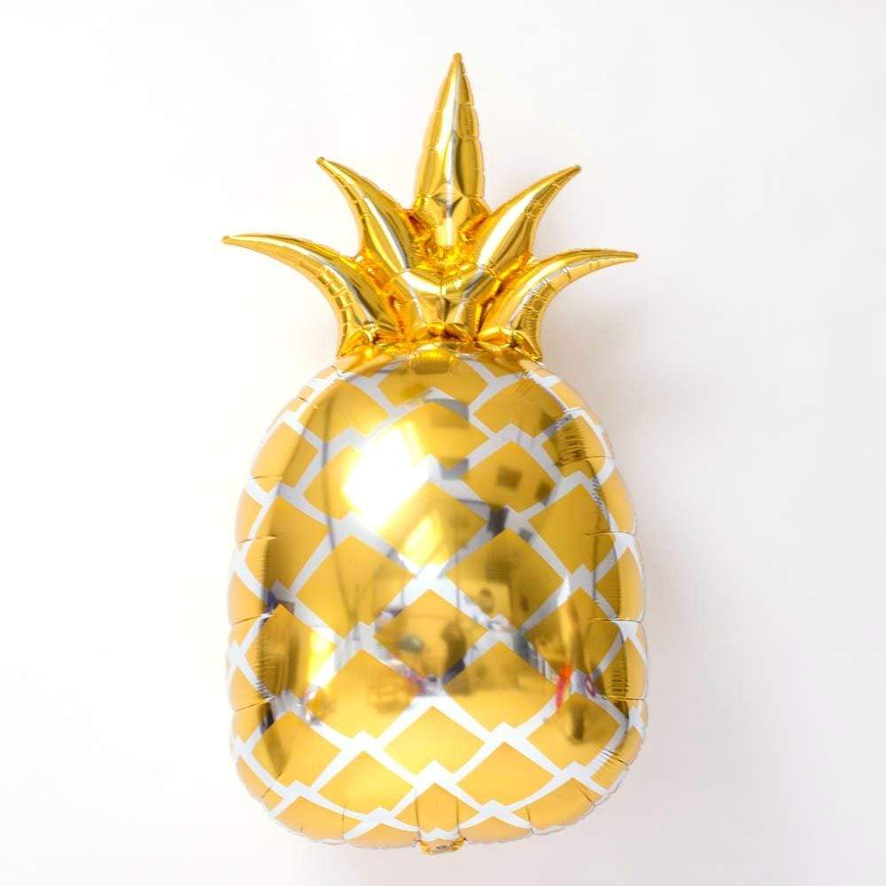 Giant Gold Pineapple Balloon | Big Foil Shape Balloon | Helium Balloon Qualatex